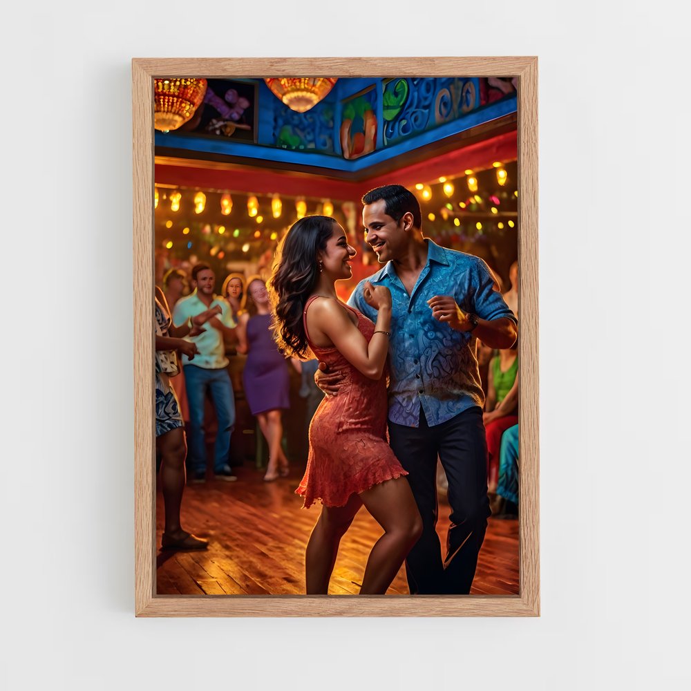 Poster Salsa en Fête – affiche Danse (vue 4)